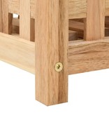 VidaXL Paraplubak 18x18x50 cm massief walnotenhout