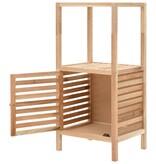 VidaXL Badkamerkast 39,5x35,5x86 cm massief walnotenhout