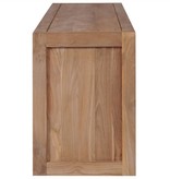 vidaXL Tv-meubel 120x30x40 cm teakhout met natuurlijke afwerking