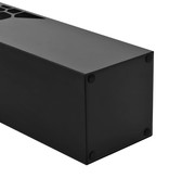 VidaXL Parapluhouder stenen staal zwart