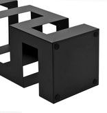 VidaXL Parapluhouder tetris staal zwart