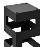 VidaXL Parapluhouder tetris staal zwart