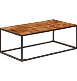 VidaXL Salontafel 110x40x60 cm massief acaciahout en staal