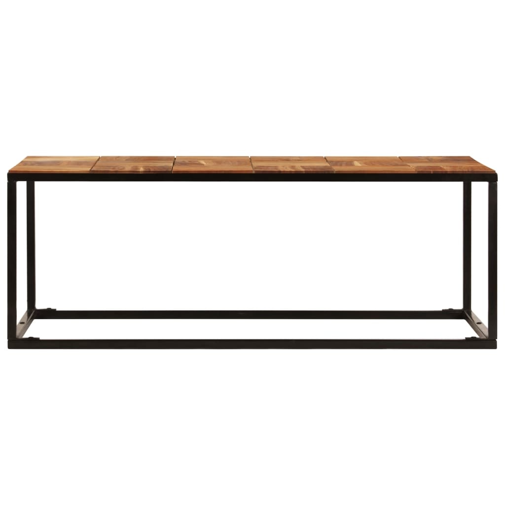 VidaXL Salontafel 110x40x60 cm massief acaciahout en staal