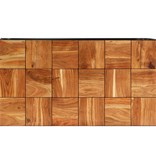 VidaXL Salontafel 110x40x60 cm massief acaciahout en staal
