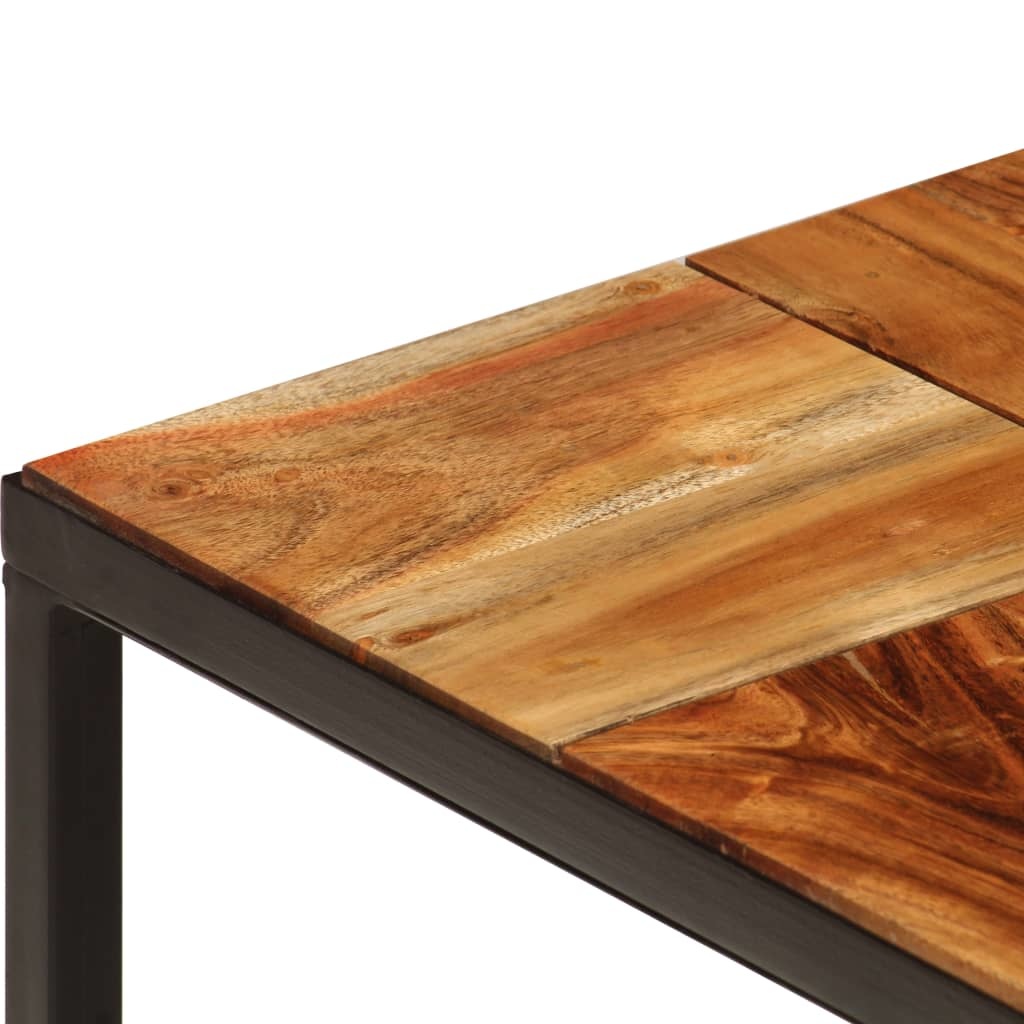 VidaXL Salontafel 110x40x60 cm massief acaciahout en staal
