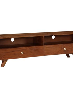 VidaXL Tv-meubel 140x30x40 cm massief gerecycled hout
