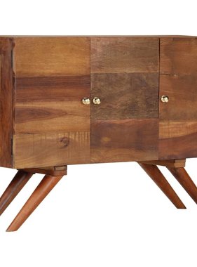 VidaXL Dressoir 110x30x75 cm massief gerecycled hout bruin