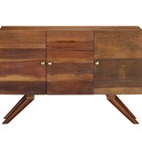 VidaXL Dressoir 110x30x75 cm massief gerecycled hout bruin