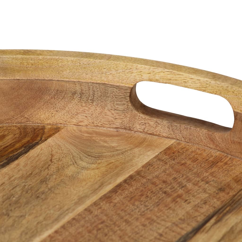 VidaXL Salontafel 50x40 cm massief mangohout en staal