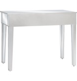 VidaXL Wandtafel gespiegeld 106,5x38x76,5 cm MDF en glas