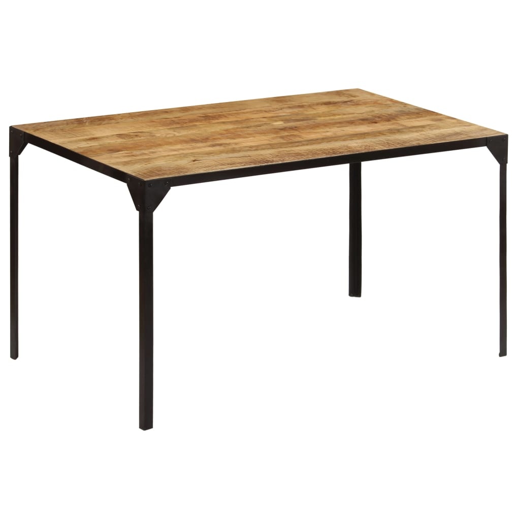 vidaXL Eettafel 140x80x76 cm massief mangohout