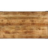 vidaXL Eettafel 140x80x76 cm massief mangohout