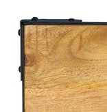 VidaXL Eettafel 140x80x76 cm massief mangohout