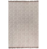 VidaXL Kelim vloerkleed met patroon 120x180 cm katoen taupe