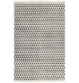 VidaXL Kelim vloerkleed met patroon 120x180 cm katoen zwart/wit