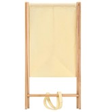 vidaXL Wasmand 42x41x64 cm cederhout en stof beige