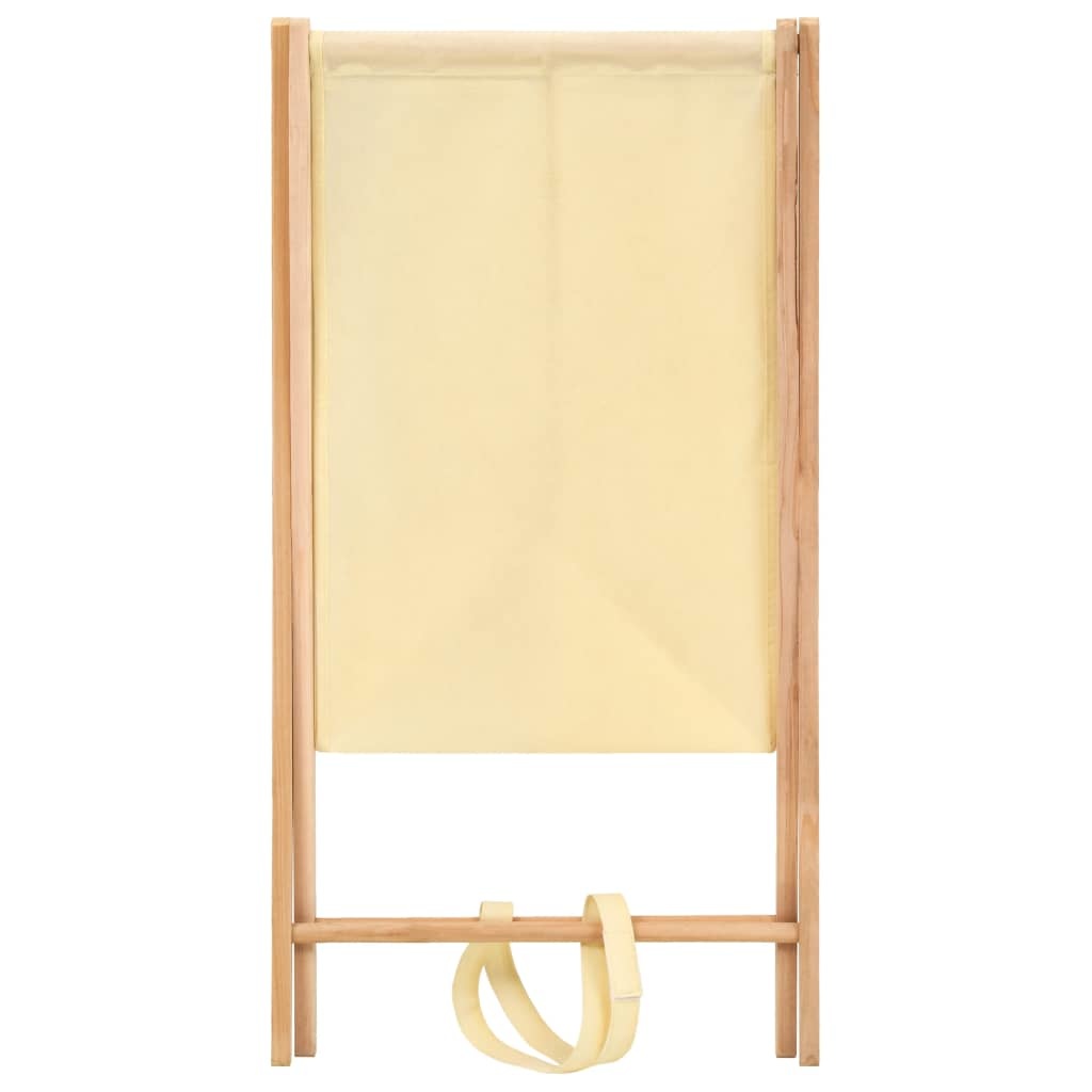 vidaXL Wasmand 42x41x64 cm cederhout en stof beige