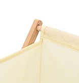 vidaXL Wasmand 42x41x64 cm cederhout en stof beige