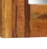 vidaXL Wandspiegel 60x60 cm massief gerecycled hout