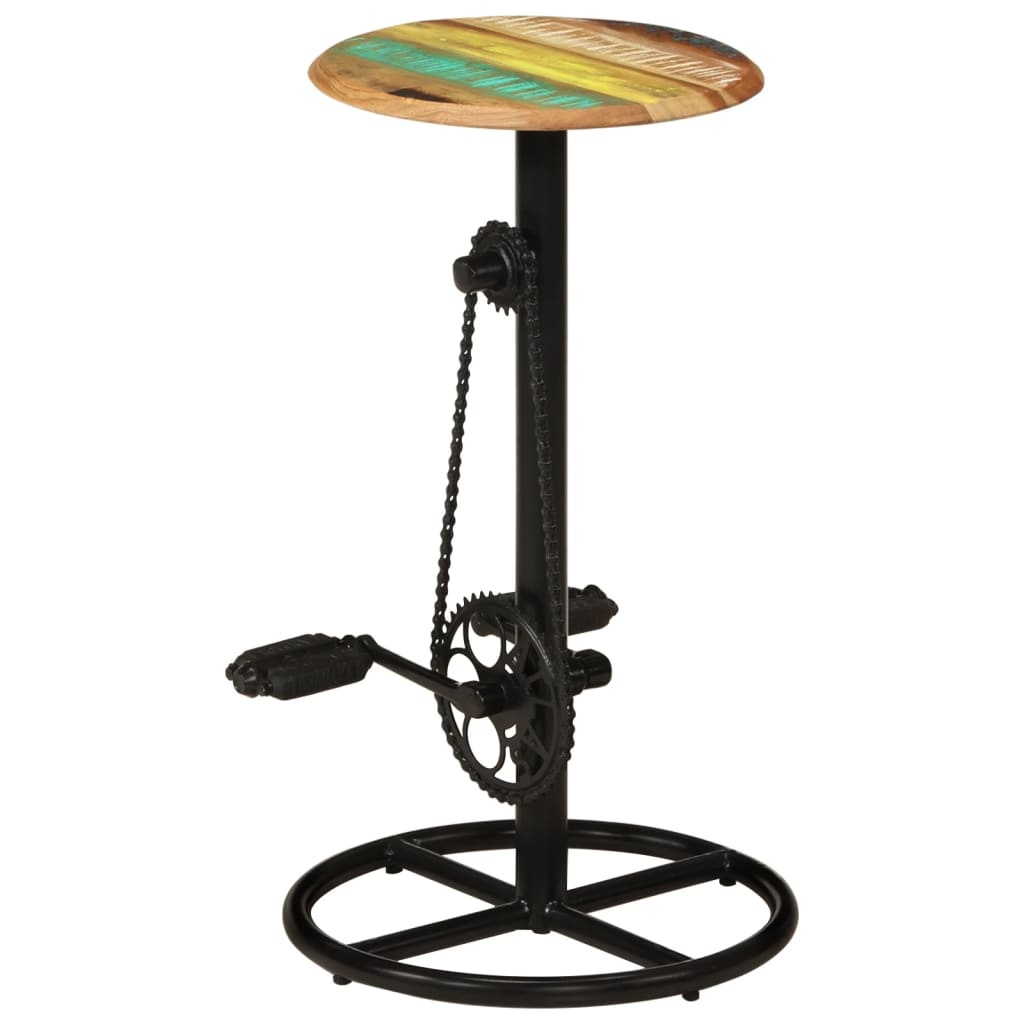 VidaXL Barstoelen 38x76 cm massief gerecycled hout 2 st