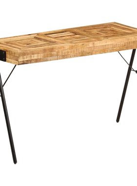 VidaXL Schrijftafel 118x50x75 cm massief mangohout