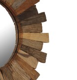 VidaXL Wandspiegel 50 cm massief gerecycled bielshout