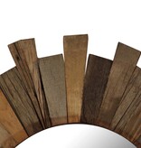 VidaXL Wandspiegel 50 cm massief gerecycled bielshout