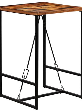 VidaXL Bartafel 70x70x106 cm massief gerecycled hout
