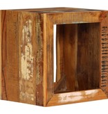VidaXL Hocker 40x30x40 cm massief gerecycled hout
