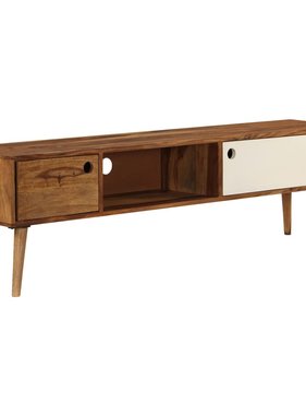 VidaXL Tv-meubel 140x50x35 cm massief sheeshamhout