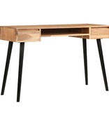 VidaXL Schrijftafel 118x45x76 cm massief acaciahout