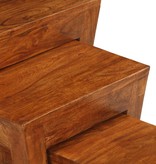 VidaXL Tafeltjesset 50x35x50 cm massief acaciahout bruin 3-delig