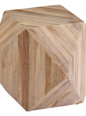 VidaXL Bijzettafel 40x40x40 cm gerecycled teakhout