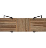 VidaXL Wandtafel 120x35x81 cm gerecycled teakhout