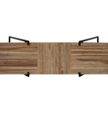 vidaXL Wandtafel 120x35x81 cm gerecycled teakhout