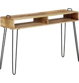 VidaXL Wandtafel 115x35x76 cm massief mangohout