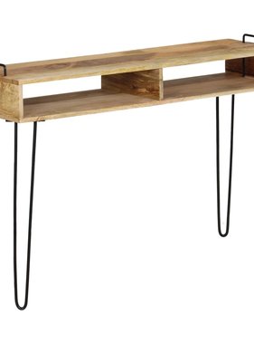 VidaXL Wandtafel 115x35x76 cm massief mangohout