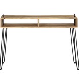 VidaXL Wandtafel 115x35x76 cm massief mangohout