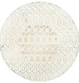 VidaXL Bistrotafel vintage stijl rond 40x70 cm metaal wit