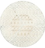 vidaXL Bistrotafel vintage stijl rond 40x70 cm metaal wit