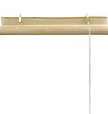 vidaXL Rolgordijn 140x220 cm bamboe natuurlijk