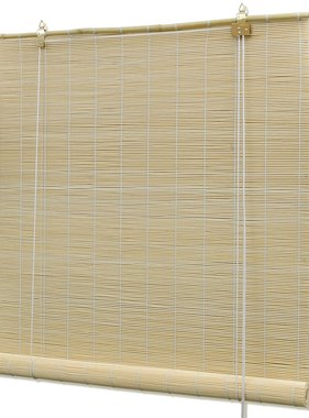 VidaXL Rolgordijn 80x220 cm bamboe natuurlijk