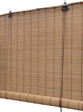 VidaXL Rolgordijn 140x220 cm bamboe bruin