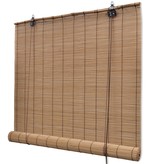 VidaXL Rolgordijn 80x220 cm bamboe bruin