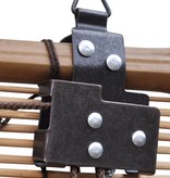 VidaXL Rolgordijn 80x220 cm bamboe bruin