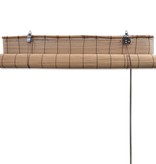 VidaXL Rolgordijn 80x220 cm bamboe bruin