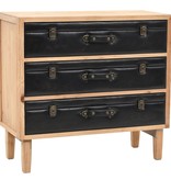 VidaXL Ladekast 80x36x75 cm massief vurenhout