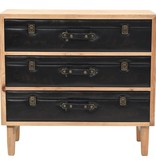 VidaXL Ladekast 80x36x75 cm massief vurenhout