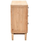 VidaXL Ladekast 80x36x75 cm massief vurenhout